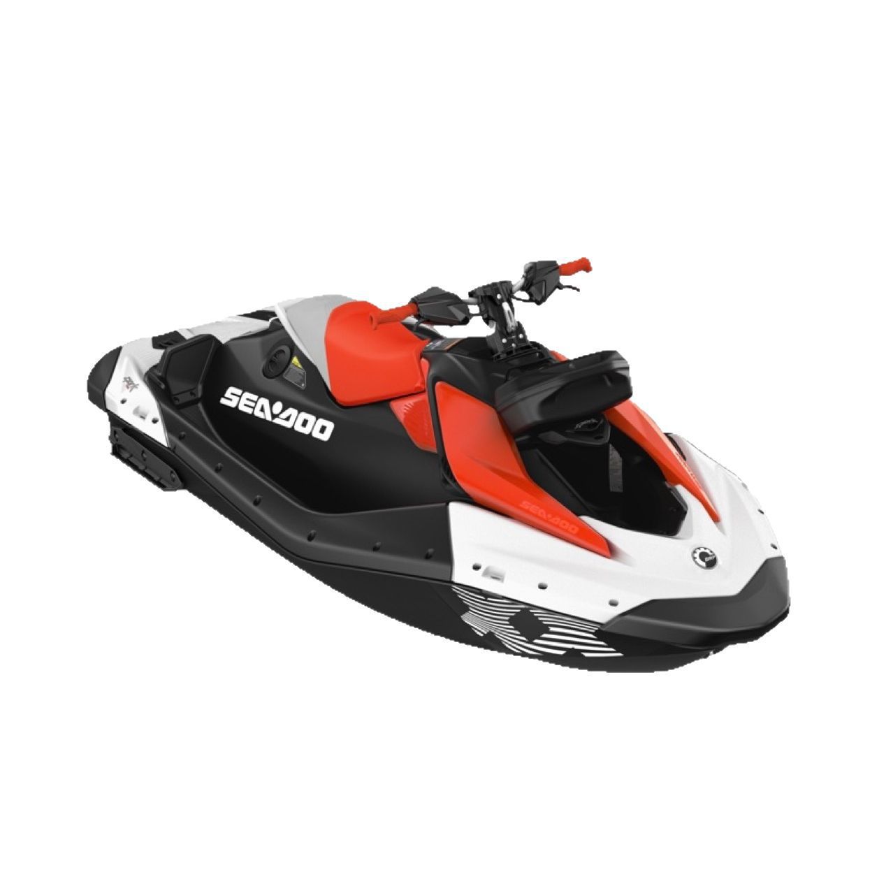 Arctic Sky Bombardier Brp 2024 Spark 90 Bright White Mint Green Marine High-Speed Motorboat