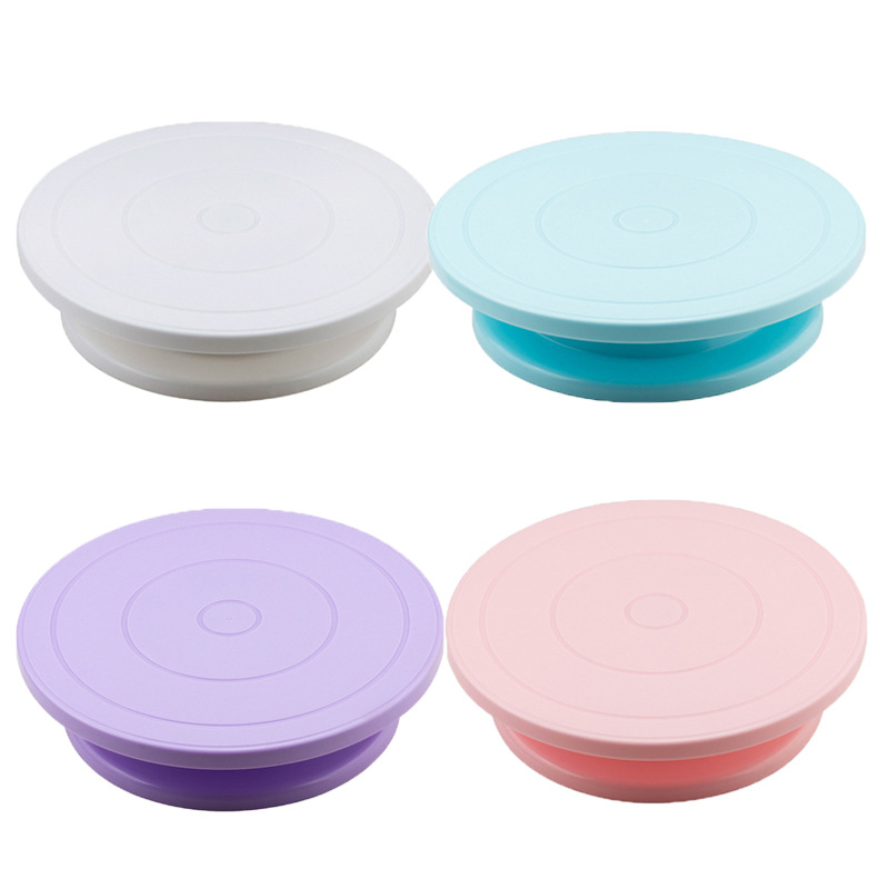 Cake turntable plastic decorating table cake rotating table plastic turntable decorating cream Workbench baking utensils