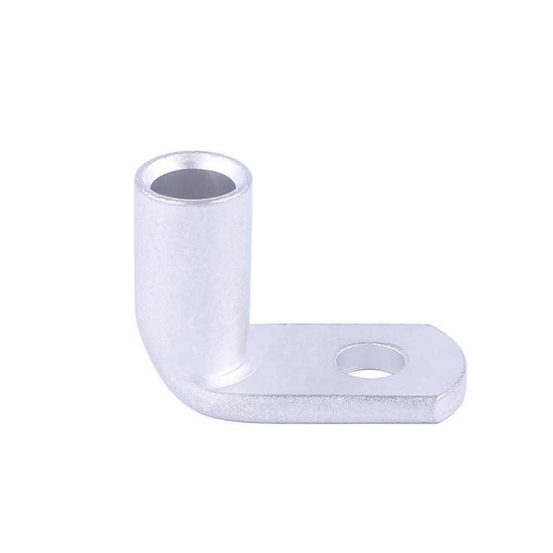 Thickened 90-Degree Copper Tube Terminal Right-Angle Copper Wiring Nose Bent Copper Wire Ear Copper Wiring Cold-Pressed Terminal