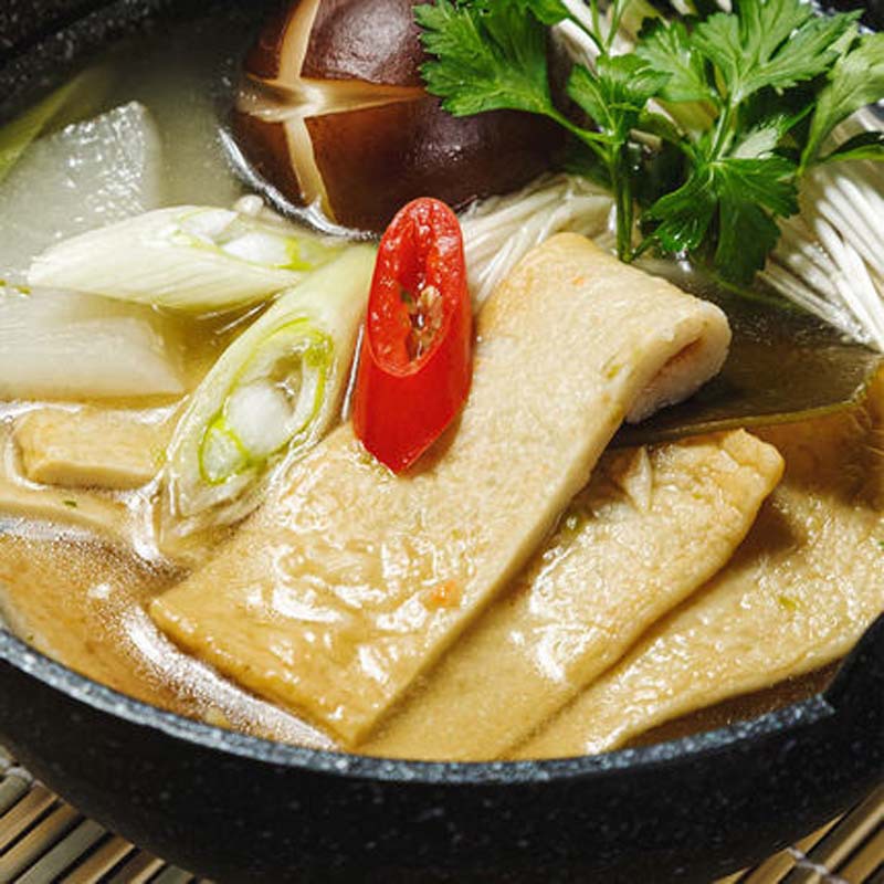 Hungry pig South Korea flavor Busan Fish cake Korean Army hot pot fried rice cake Guandong cooked sweet and not spicy fish cake