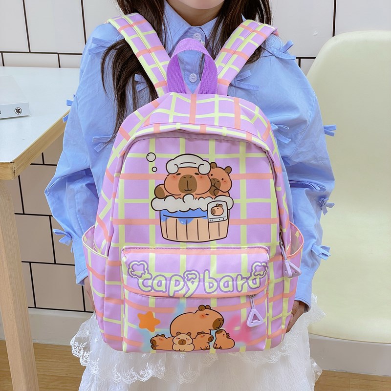 Kapibala Backpacks for Boys and Girls Casual and Easiest for Match School Bags Trendy Kindergarten Children's Backpacks Wholesale