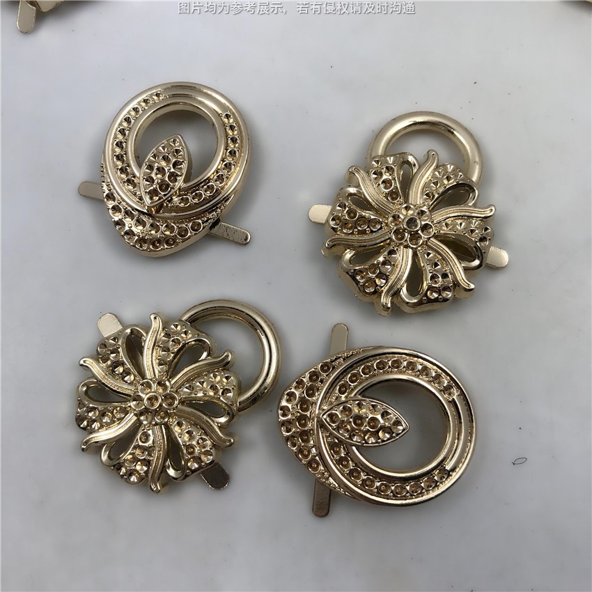 Shoe Decorations, Shoe Stickers, Accessories, Party Hats, Glitter, Small Decorative Items for Handbags, Sandals, Flowing Rhinestone Buckles