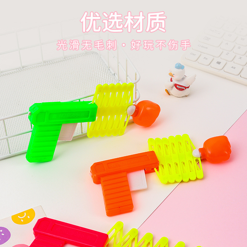 Novelty Magic Gun Fist Gun Plastic Gun Toy Children Classic Toy Floor Push Hot Sale Floor Push Gift