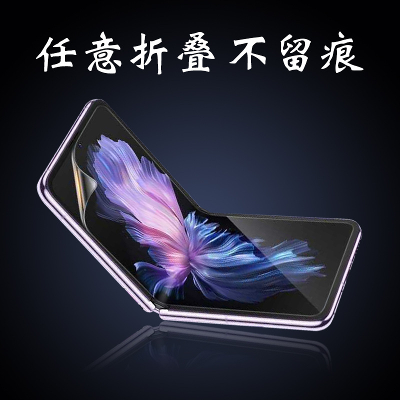 适用三星GalaxyzFlip7/w25flip定位贴折叠屏水凝膜防刮防指纹软膜