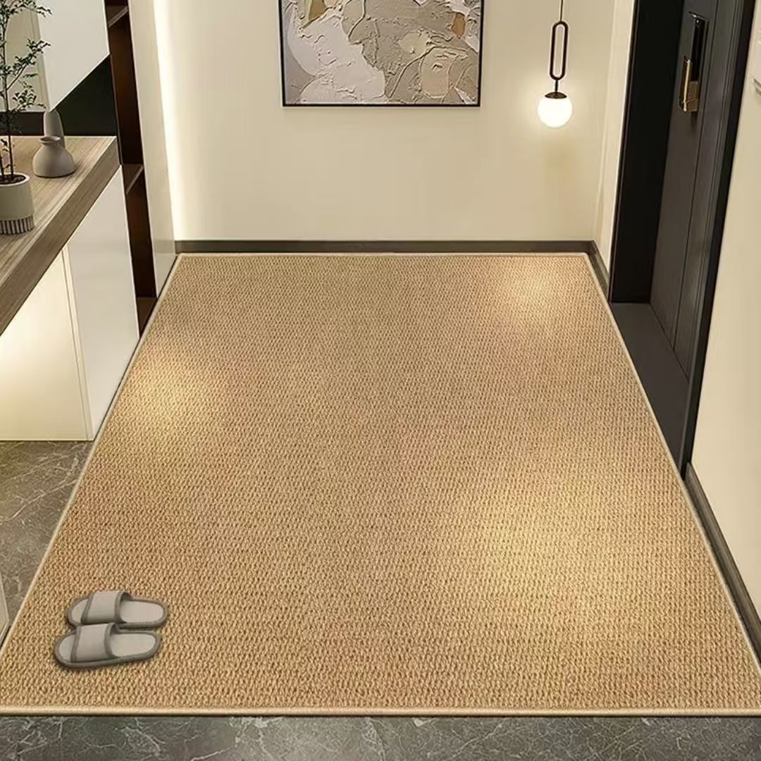 New Simple Sisal Scratching Board Plain Carpet Door Living Room Cream Coffee Table Solid Color Pineapple Bedroom Bedside Mat