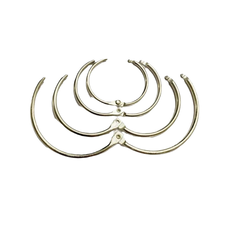 Ready-Made Metal Shower Curtain Clips, Roman Ring Clips, Hanging Rings, Open Curtain Ring Hooks, Curtain Clip Accessories