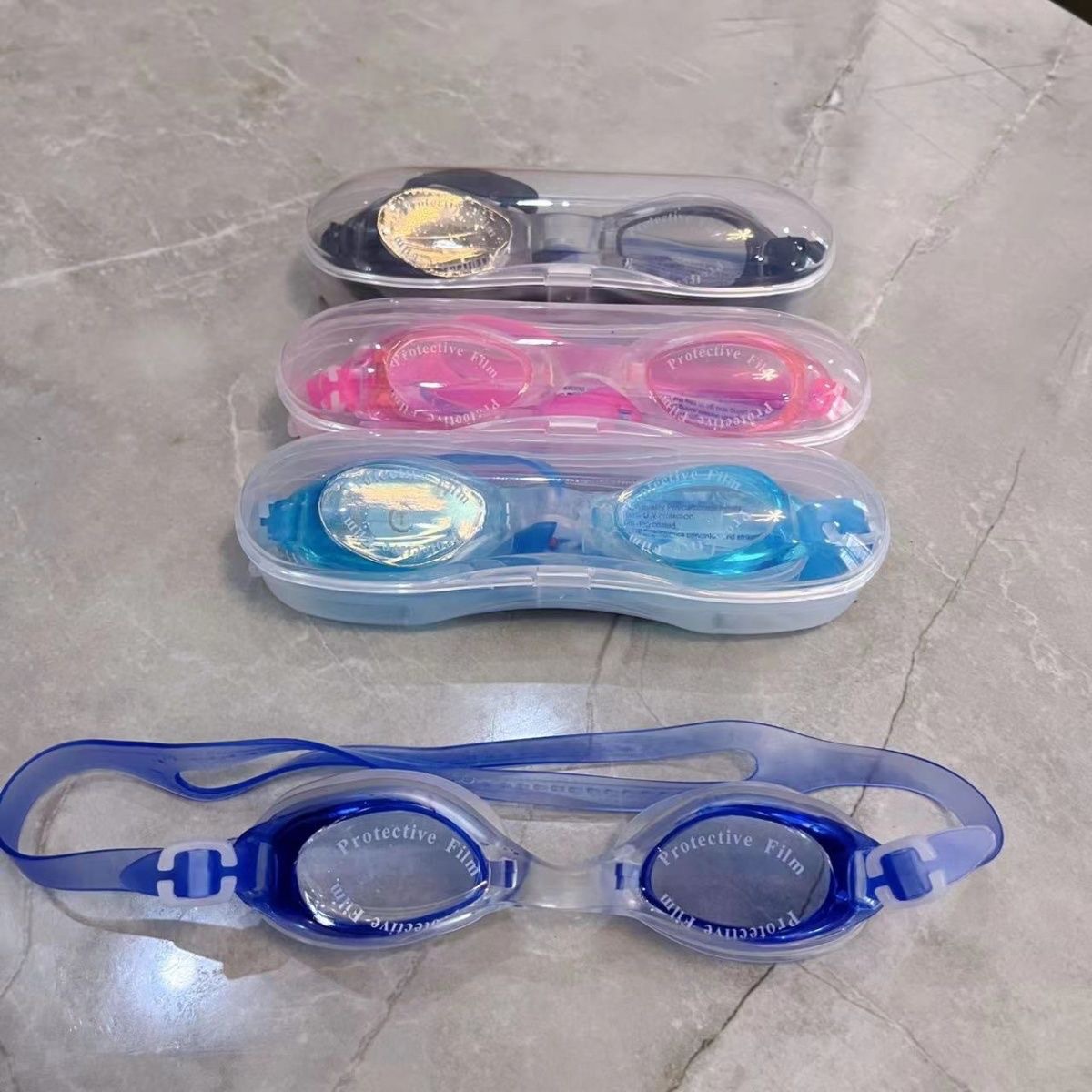Silicone swimming goggles children swimming goggles professional training waterproof anti-fog HD swimming glasses manufacturers spot wholesale