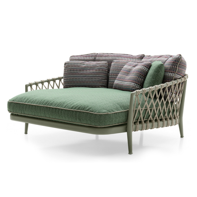 Outdoor Sofa Courtyard Rattan Chair Sofa Hotel Furniture Balcony Waterproof Outdoor Model Room Rattan Sofa