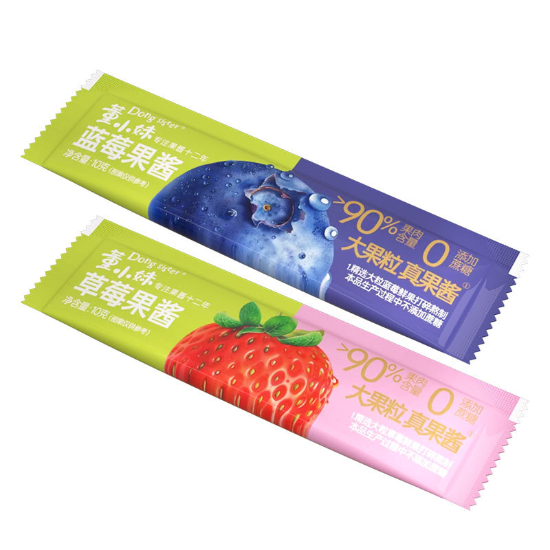 Blueberry Jam Small Packaging Bag Blueberry Strawberry Jam Catering Fruit Jam Milk Tea Shop Jam Wholesale