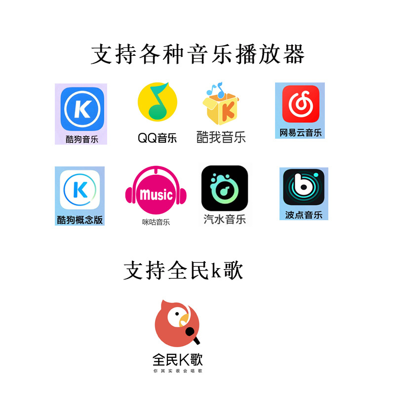 Car bluetooth lyrics display inscription universal karaoke lossless u disk singing receiver player