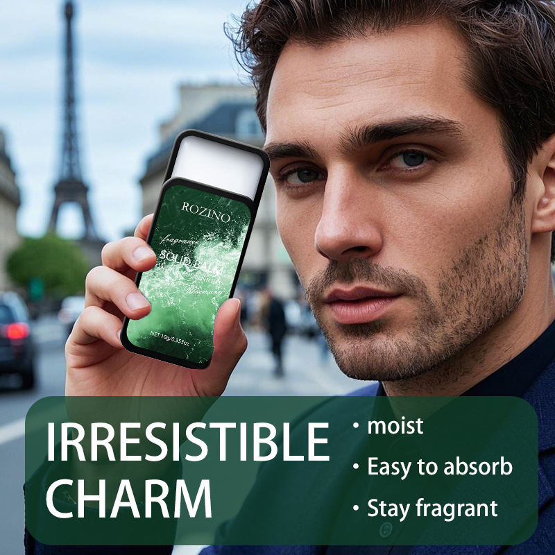 [Cross-Border Supply] Full English Rozino Men's Deodorant with Long-Lasting Fragrance and Portable Deodorant