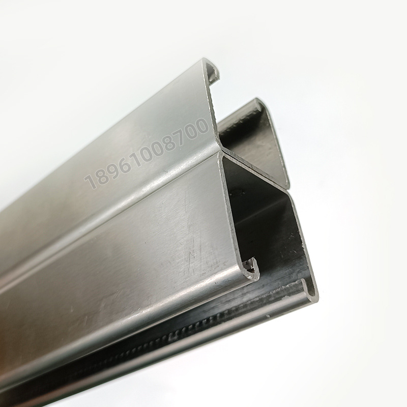 Stainless steel double-spliced C- shaped steel 304 seismic finished product support and hanger double-sided spot welding back U-Channel steel 4182 manufacturers