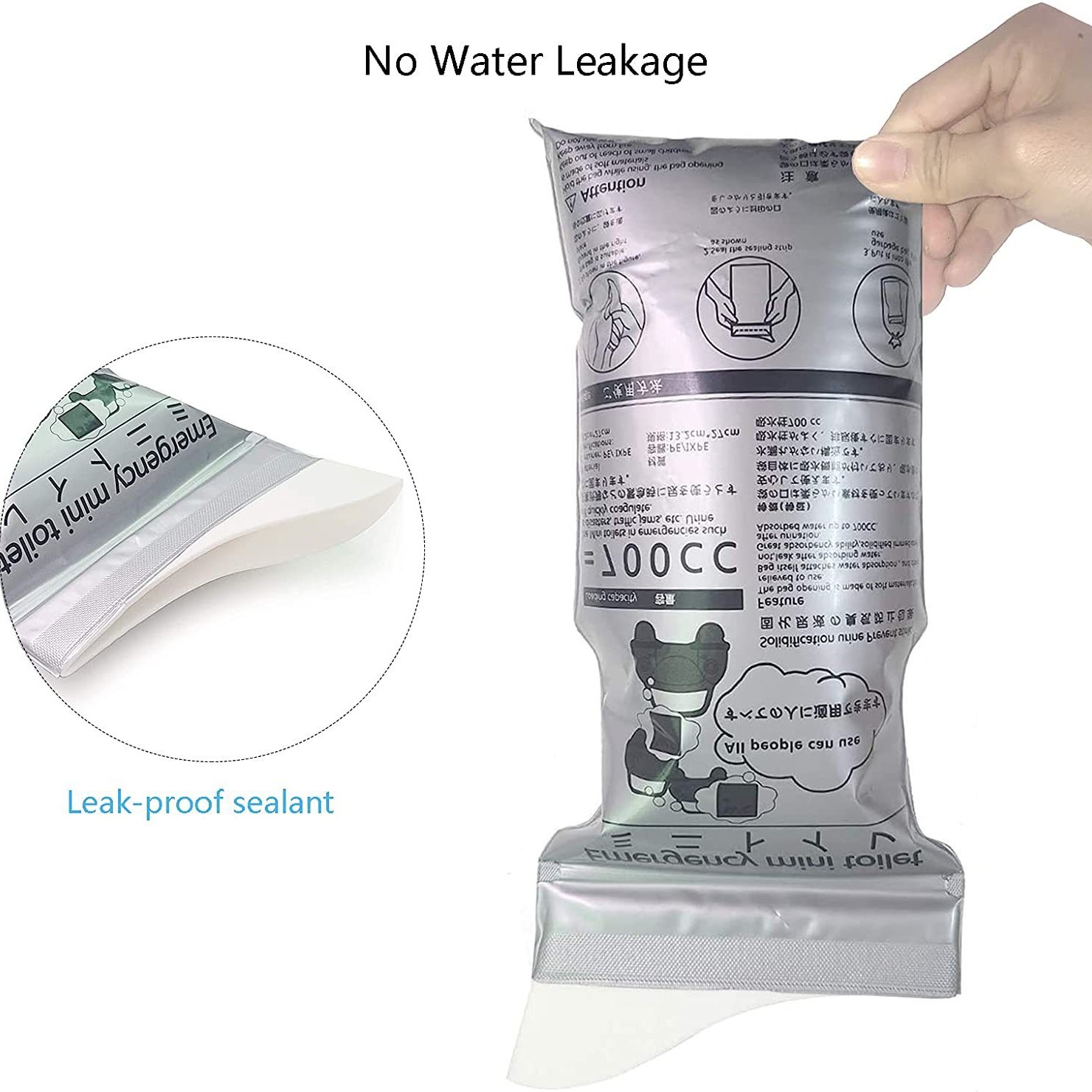 Vehicle-Mounted Emergency Urine Bag, Traffic Jam Disposable Urine Bag, Unisex Long-Distance Travel Vomit Bag, Mobile Toilet