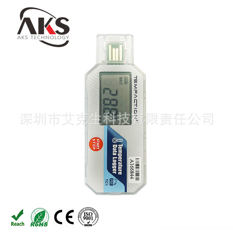 Tempaction temperature recorder fresh fruit transportation temperature monitor cold chain transportation data recorder