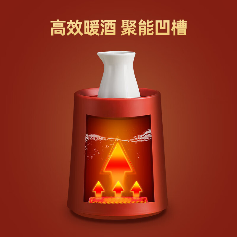 Lotor Little Raccoon Wine Warmer Electric Wine Heater Intelligent Constant Temperature Wine Warmer White Wine Household Wine Warmer Cup