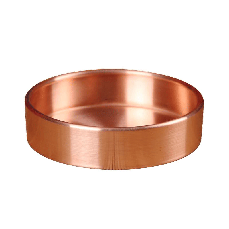 Pure Copper Size Manicure Tray Brass Red Copper Storage Fruit Plate Fruit Bowl Home Golden Vintage