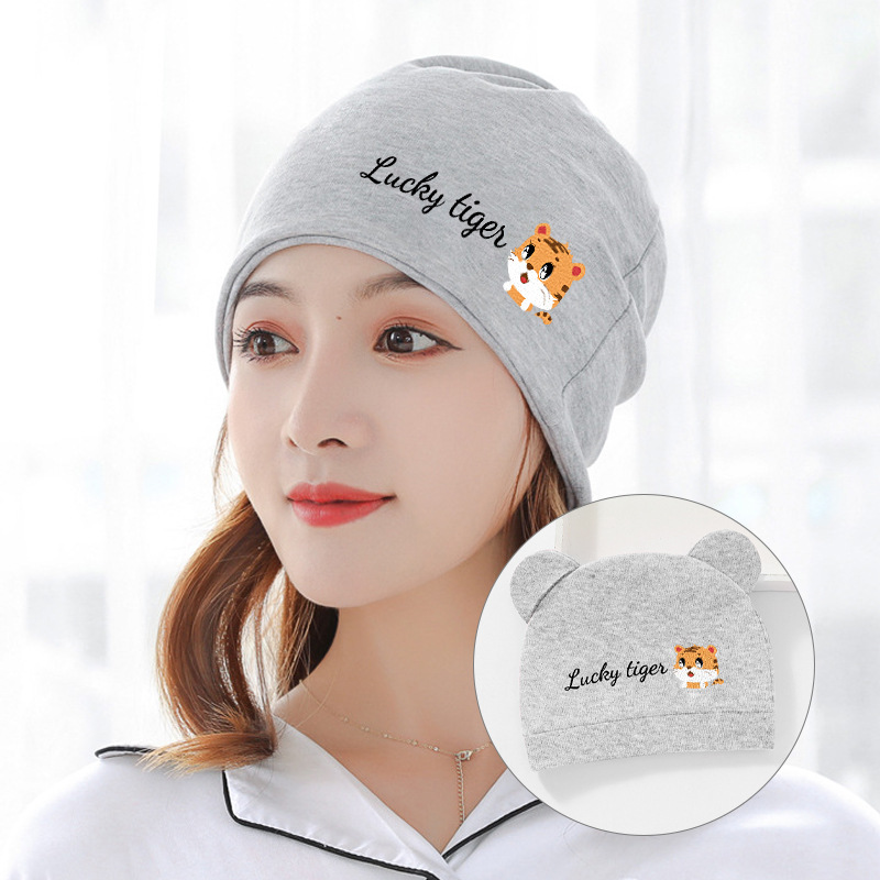 Calf Parent-Child Figure Moon Hat Maternity Hat Women's Hair Band Wash Face Makeup Hair Band Four Seasons 62101
