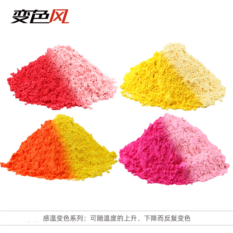Пигмент, меняющий цвет, термочувствительный порошок, для литья под давлением, термопорошок