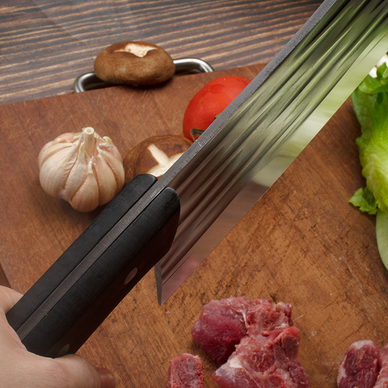 Yangjiang source factory household kitchen knife forging cutting meat cutting knife cutting bone cutting bone running Jianghu stall kitchen knife