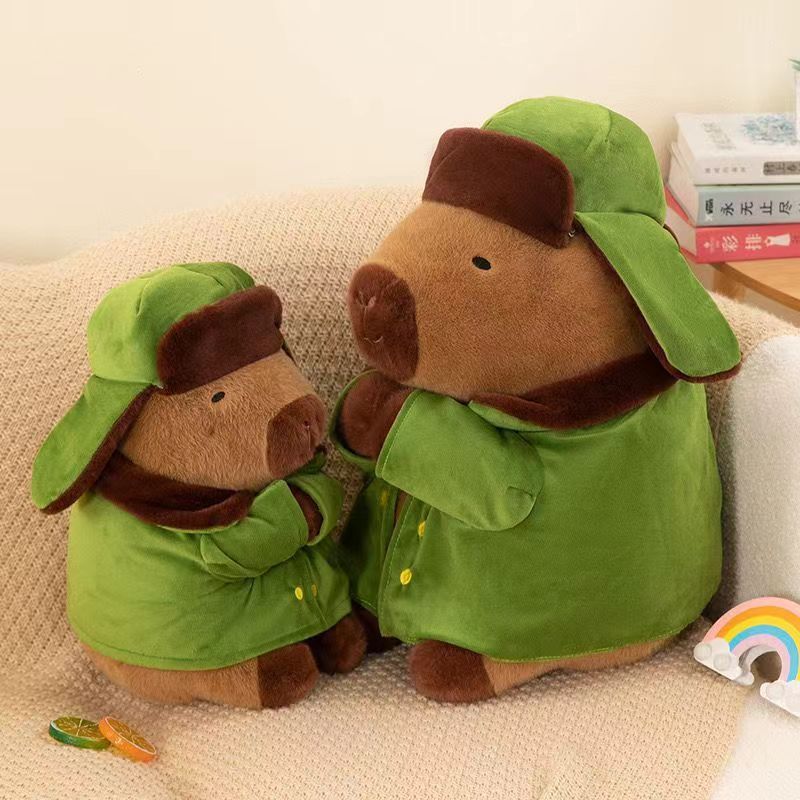 Kapibala Doll Doll Plush Toy Pillow Capyfish Pendant Doll Rag Doll 520 Gift