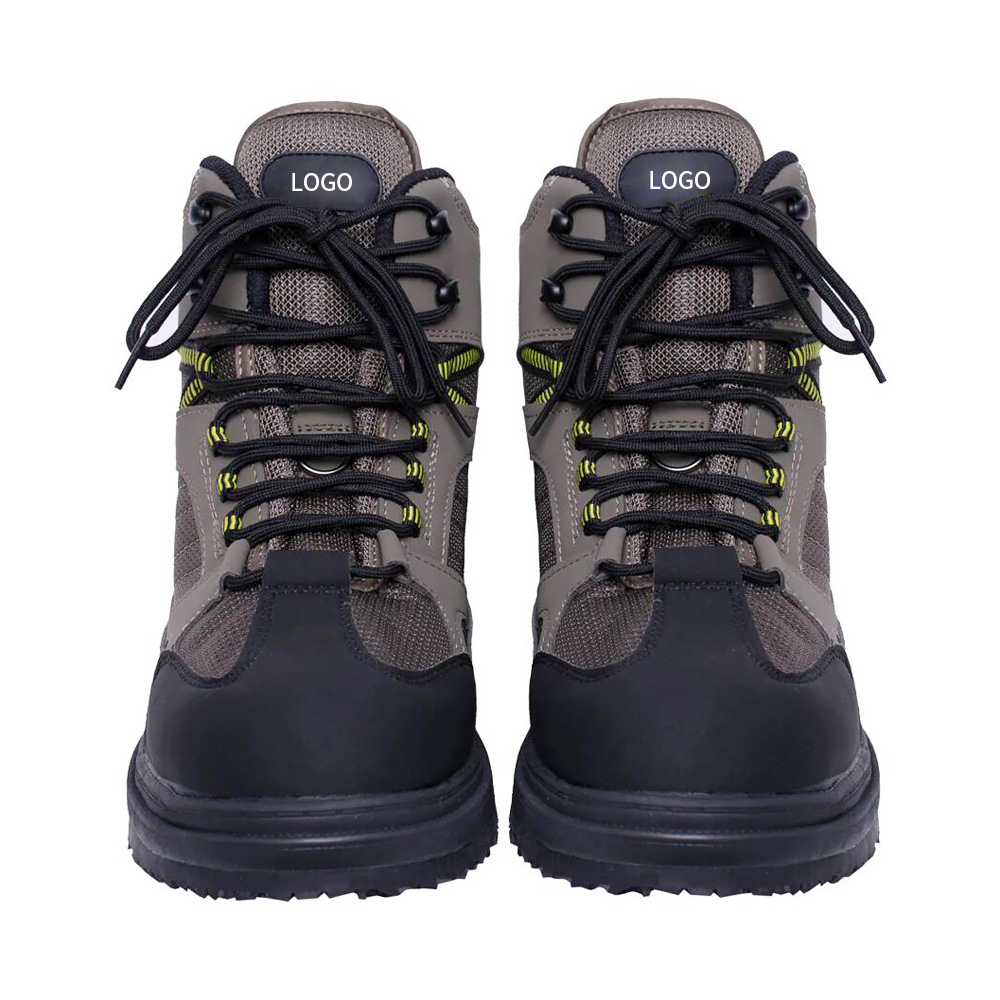 Factory New Arrival Fishing Shoes Waterproof Breathable Rubber Sole Outdoor Non-Slip Anti-Kick Toe Protecting Sandy Fishing Shoes Sea Fishing Shoes
