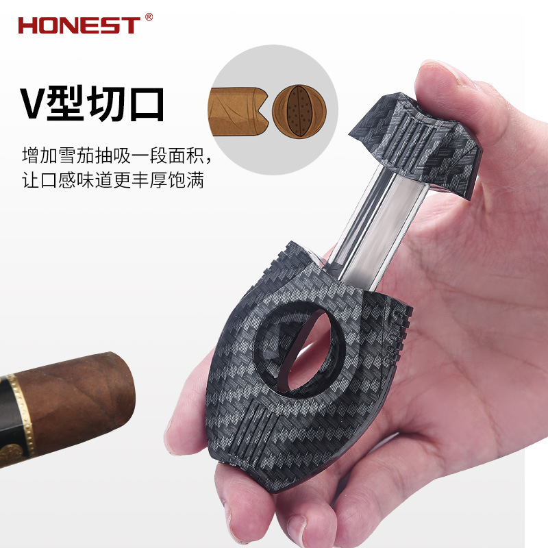 Cross-border explosions cigar knife cigar scissors V-shaped cigar special work exquisite gifts factory direct sales