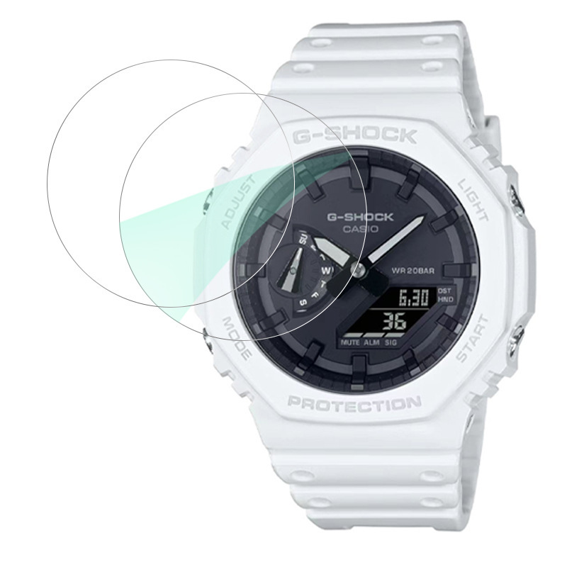 For Casio GA2200 Tempered Film HD Arc Edge Watch Screen Protector CASIOga2100 Film