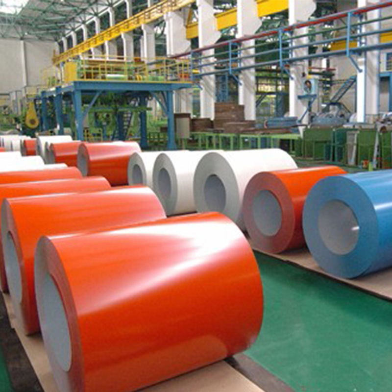 Color-Coated Steel Coils, Various Colors and Specifications Available, Galvanized Color Steel Plate, Single-Layer Corrugated Board with Paint
