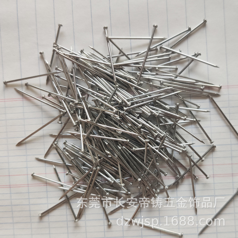 [Guangdong Manufacturer Now Offers Large Head Pins] 17 20 25 30 32 38 50mm Iron Copper Stainless Steel Large Head Pins