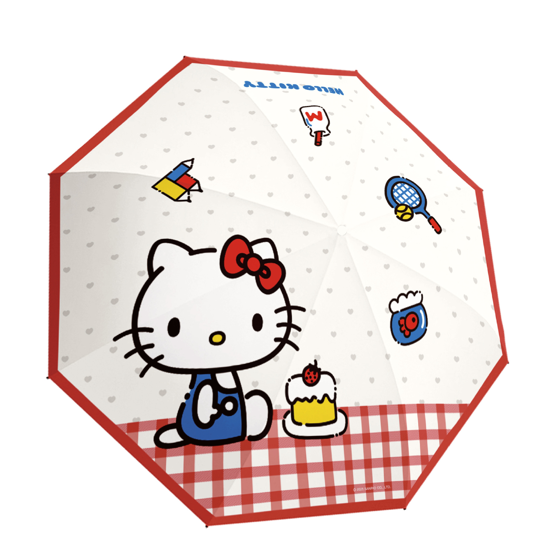 HelloKitty Sunny Umbrella Sunshade Umbrella Genuine High Color Value Female Cute Wholesale Student KT Cat Sunscreen Sun Umbrella
