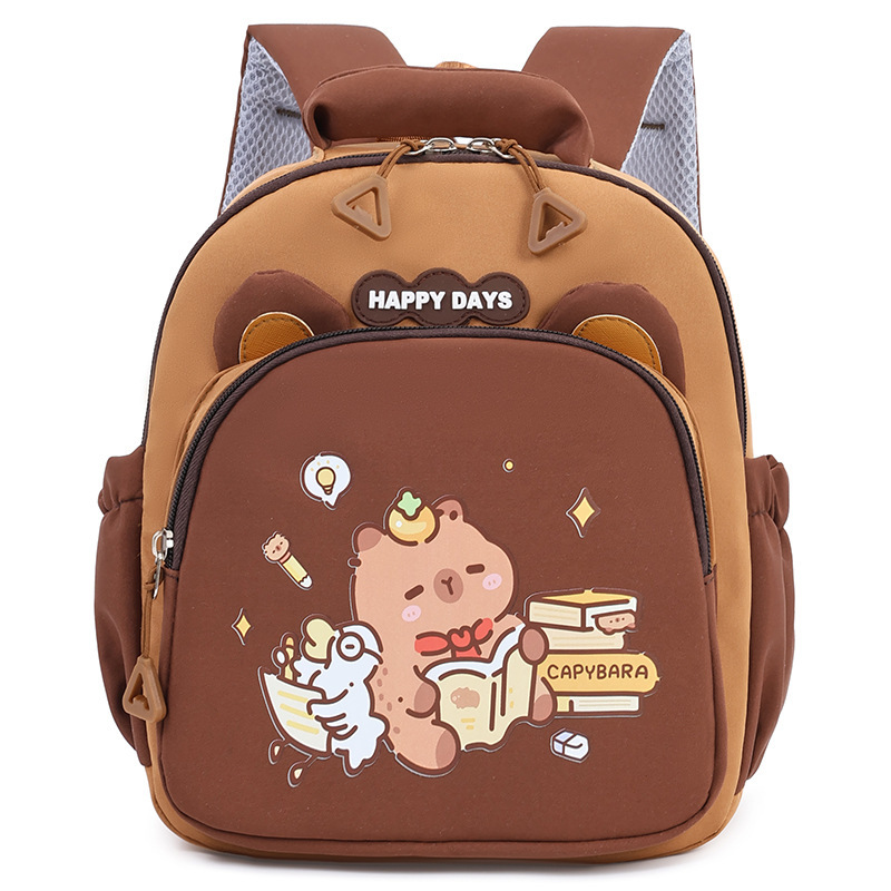 Cross-Border Children's Backpack Female Kindergarten Primary, Middle and Large Class Lightweight Student School Bag Large Capacity Funny Cartoon Backpack