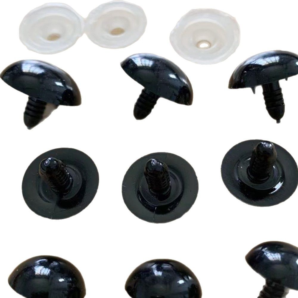 Cross-Border DIY Simulated Black Bean Accessories All Black Eye Toys Eyes Animal Eyes Doll Eye Accessories