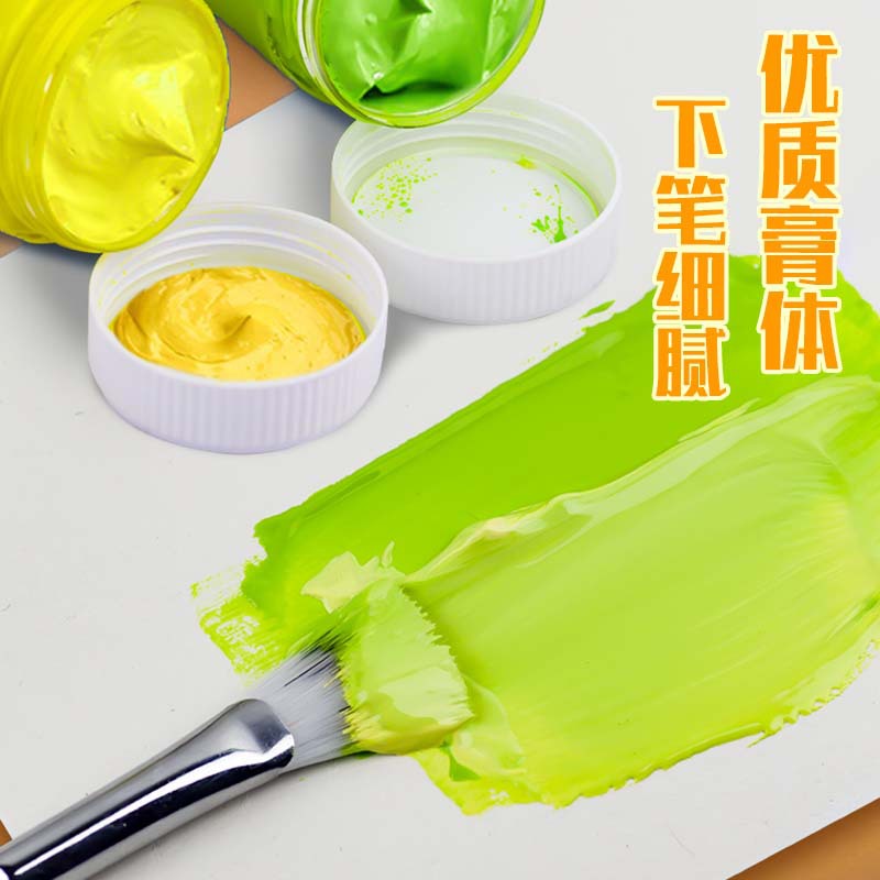 Marley brand 24-color gouache pigment set 100ml student art student single 36-color 42-color beginner painting