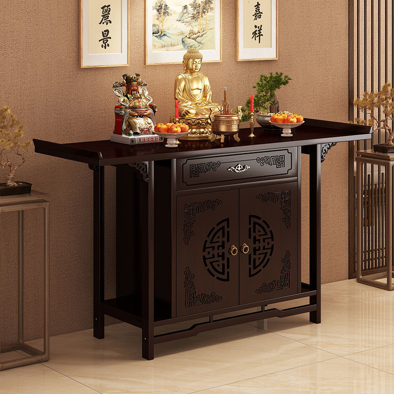 Новый китайский алтарный стол, стол восьми бессмертных, полосатый шкаф, храм, стол для благовоний, буддийский алтарь, домашний стол для благовоний, шкаф для ниш буддизма