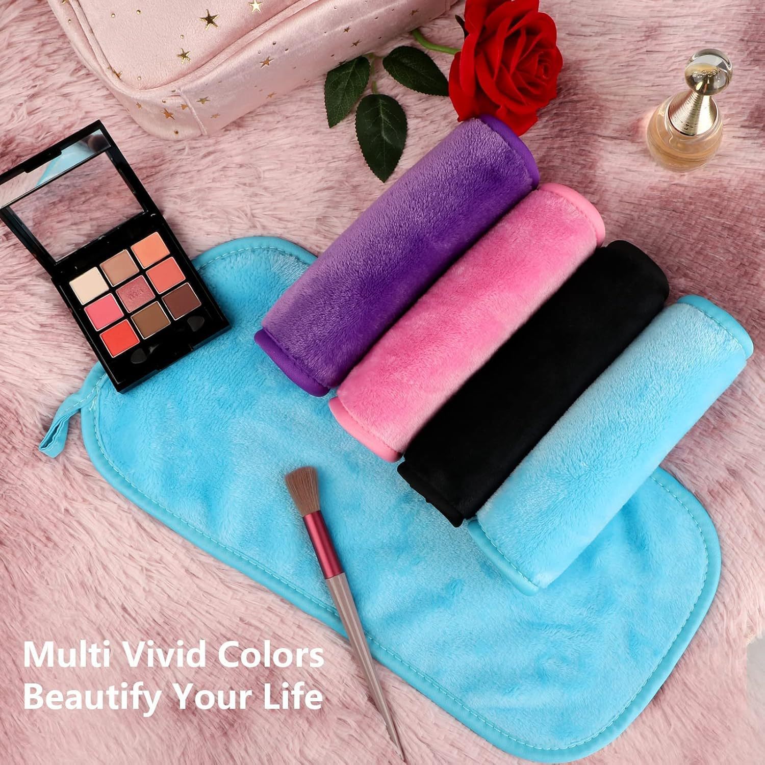 Amazon Hot Sale Microfiber Lazy Makeup Remover Washable Face Towel Reusable Face Cleaning Towel