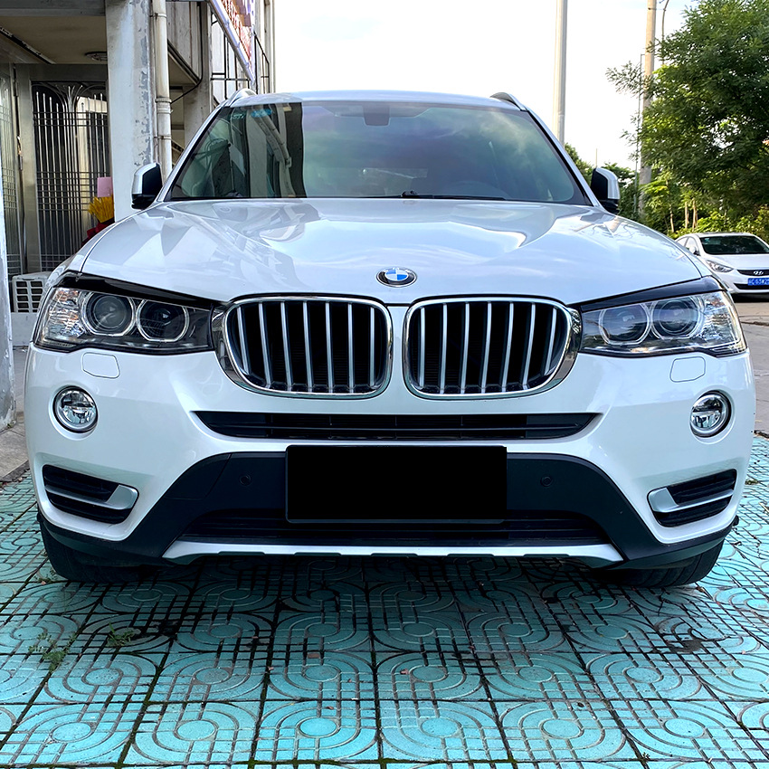 Suitable for BMW X3 F25 X4 F26 2014-2017 headlight eyebrow exterior car sticker modification