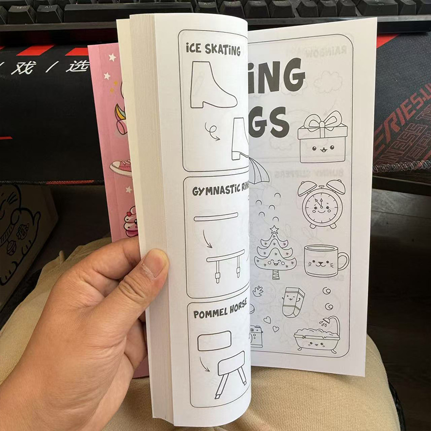 Cross-border new culture how to draw the 300 cute animal food and creative pattern painting