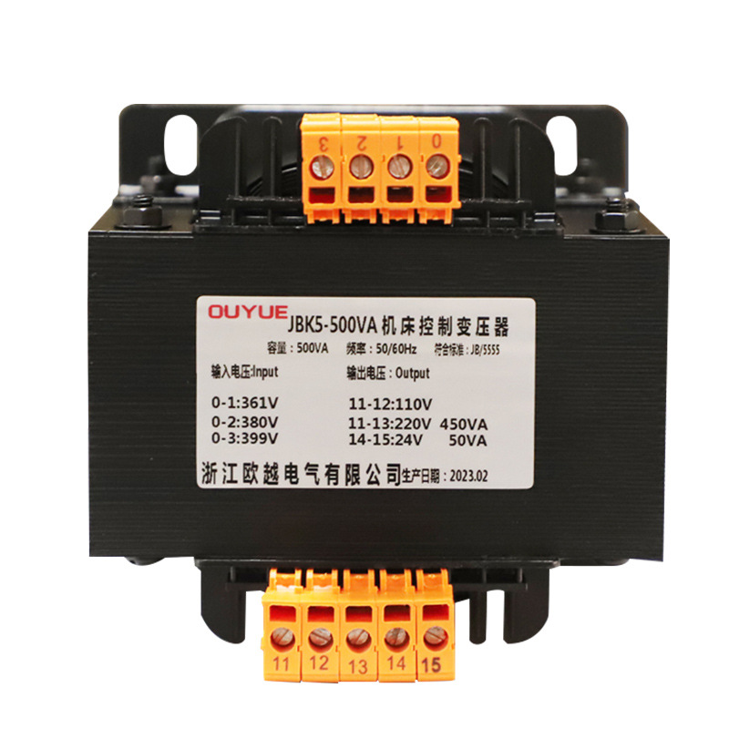 Jbk5-400Va380V to 220V110V36V24V Machine Tool Control Transformer Voltage Can Be Set Dry Self-Cooling