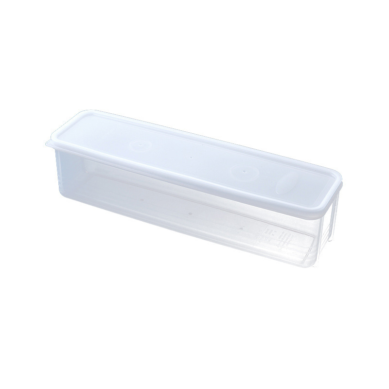 Rectangular noodle storage box Rectangular refrigerator kitchen food grade sealed fresh-keeping box with lid coarse cereals noodle box