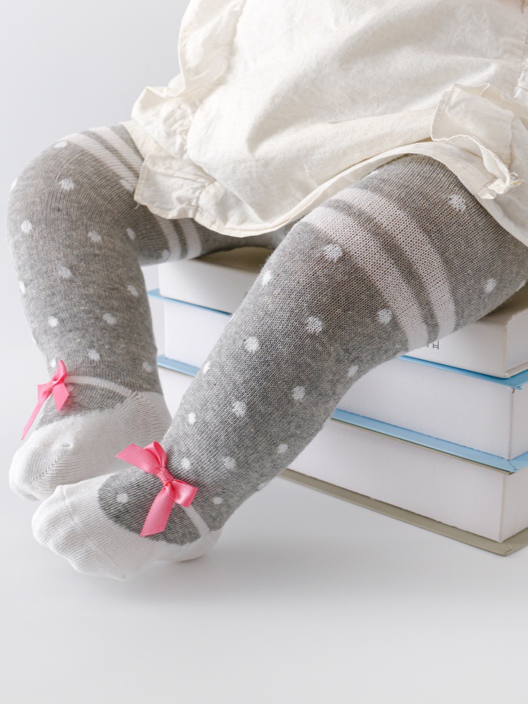 Cross-Border Supply of Spring & Fall Pantyhose Korean Style Combed Cotton Leggings for Men and Women Baby Pants Large Pp Pantyhose Wholesale