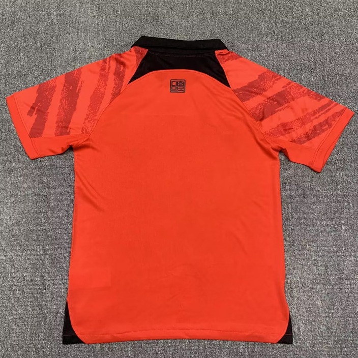 2022 Team South Korea's Jersey Training Uniform Warm-up Before the Game Sun Xingu's Football Uniform Appearance Summer Football