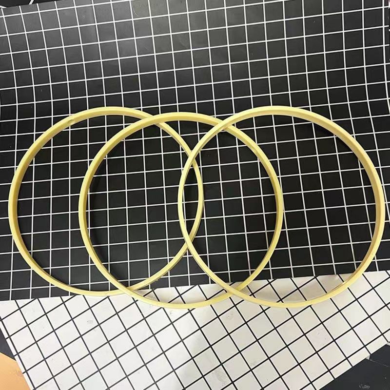 Mid-Autumn Festival lantern accessories wooden pole imitation bamboo ring wholesale diy rabbit lamp lantern double hole ring wind bell round fan material