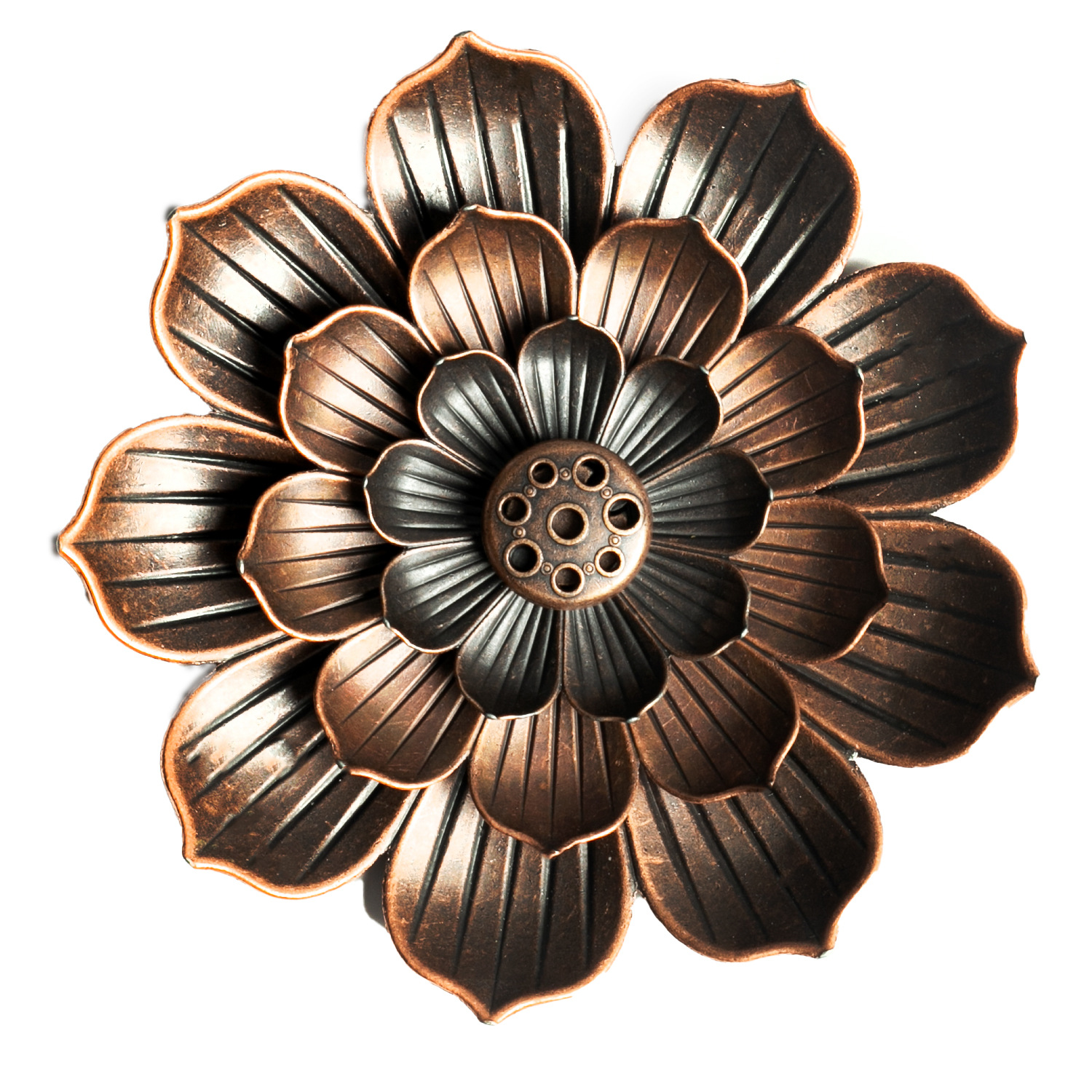 Lotus incense insert alloy Lotus porous line incense base incense holder incense burner incense burner line incense direct broadcast accessories