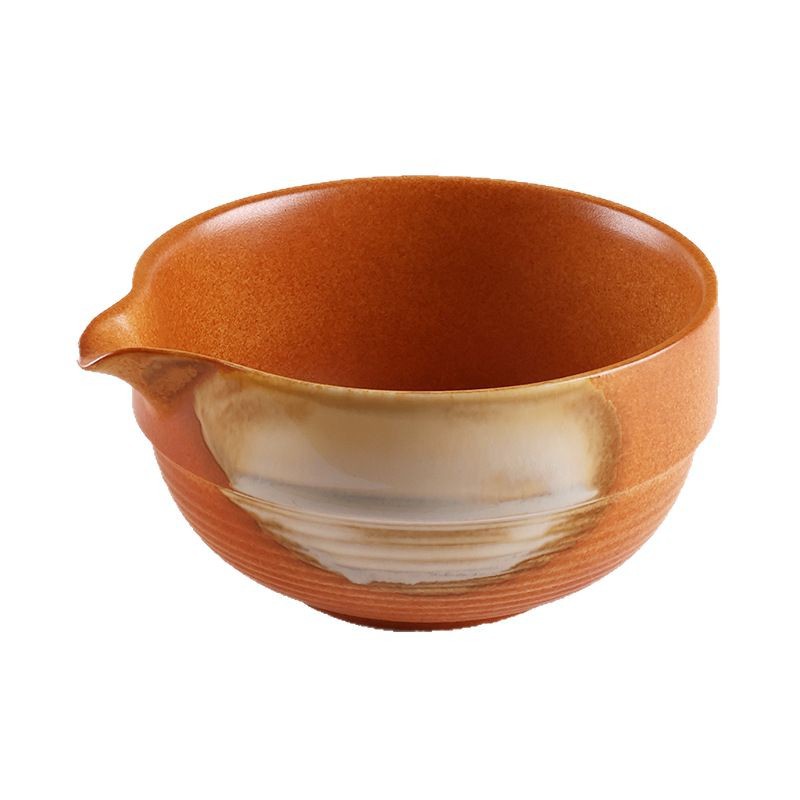 Japanese Style Matcha Large Caliber Standard Matcha Bowl Tea with Kiln Glaze Japanese and Korean Style Tea Soup Bowl Porcelain Bowl