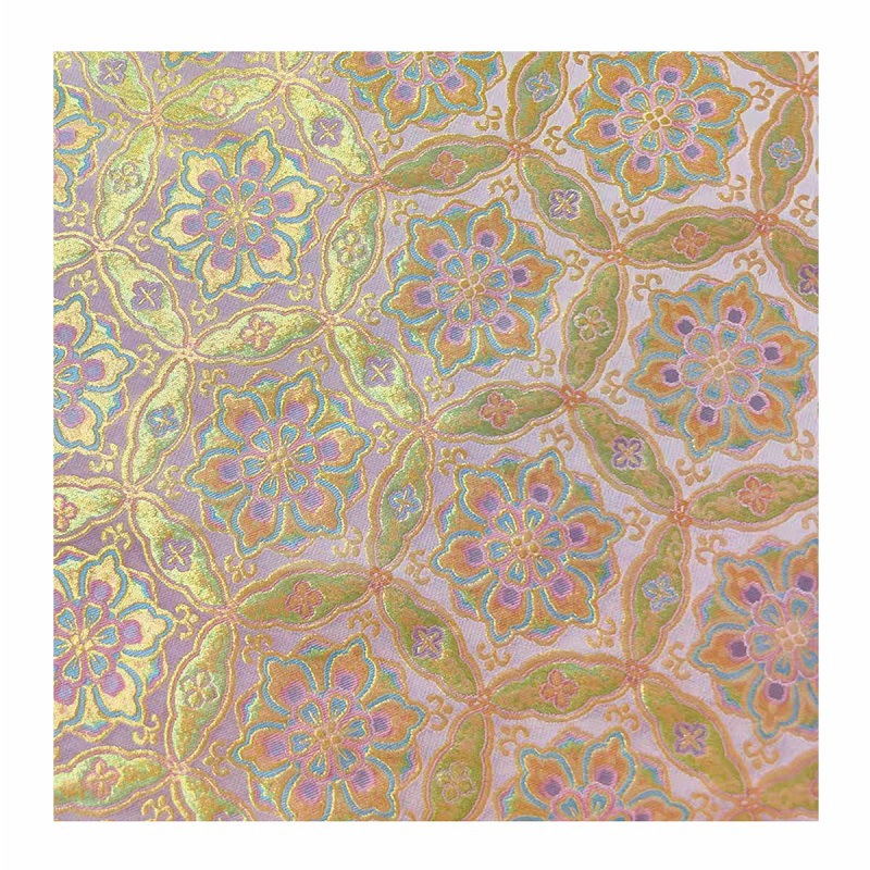 "FS080 Dunhuang Paoxianghua" Weaving Gold Jacquard Jacket National Style Fabric Imitation Song Brocade Chinese Style Brocade Clothing Fabric