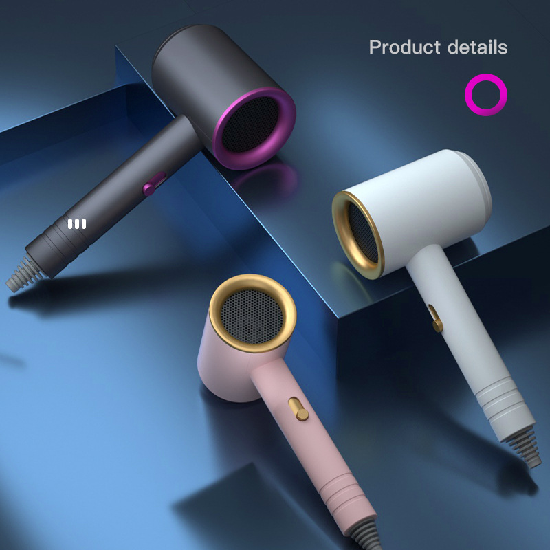 Hair Dryer Household Blue Light Negative Ion Hair Salon High-Power Hair Dryer Dormitory Hot and Cold Air Hair Dryer Gift Delivery