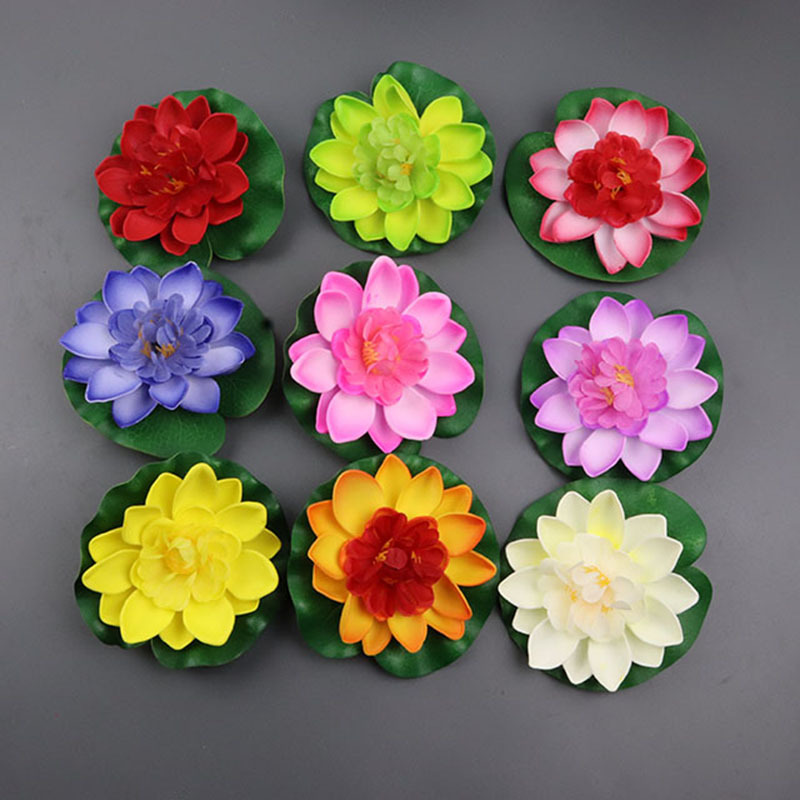 Имитация лотоса 10 см, декор для аквариума и буддийских храмов