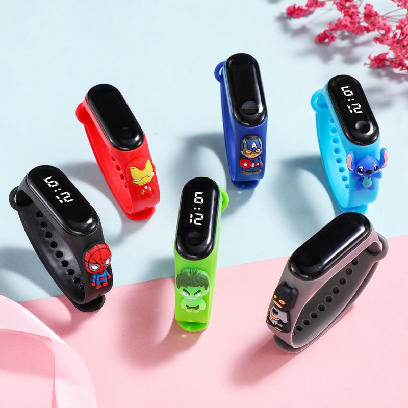 Spot Cartoon N3 Doll Kidsren's Digital Watch Waterproof Led Touch Bracelet Male and Female Student Sports Watch Gift