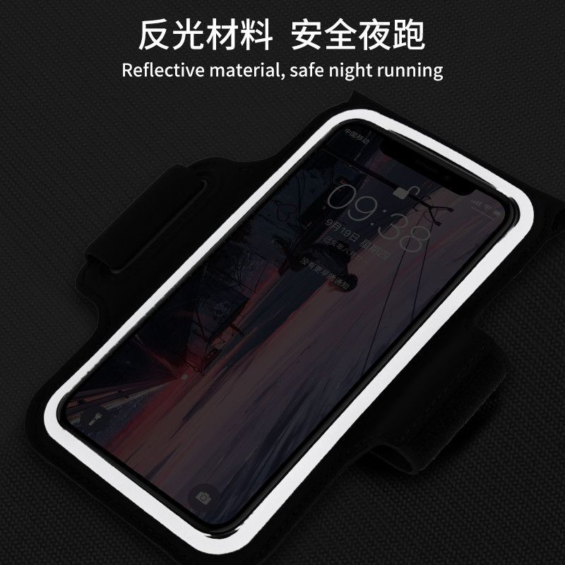 Anti-Sweat Running Arm Bag for Men and Women Outdoor Fitness Sports Mobile Phone Arm Strap Huawei Apple Universal Arm Sleeve Wrist Bag