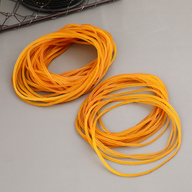 Yellow Rubber Band Disposable Stretch-Resistant Rubber Band Office Vegetable Binding Red Rubber Band Yiwu Rubber Band Wholesale Yellow Rubber Band